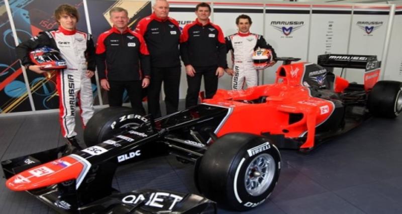  - F1 : Marussia dévoile la MR01