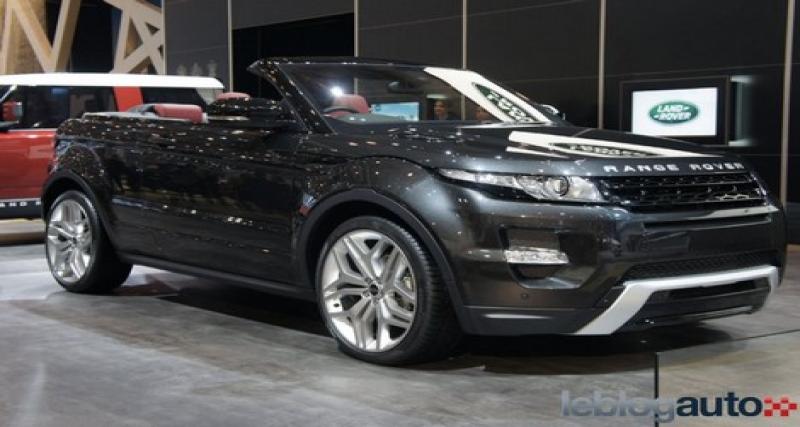  - Genève 2012 Live: Range Rover Evoque Convertible Concept