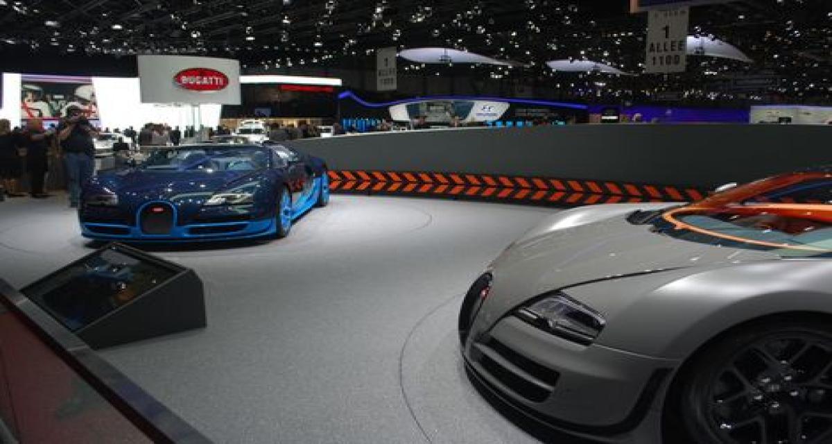 Genève 2012 live : Bugatti Veyron Vitesse