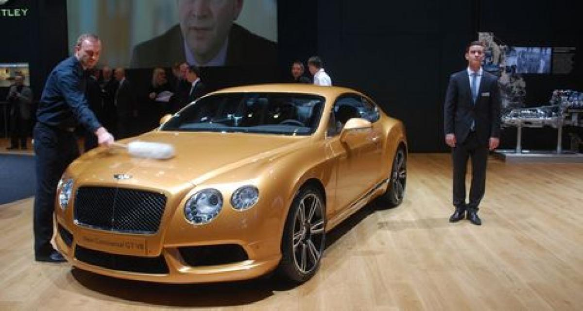 Genève 2012 live : Bentley Continental GT V8