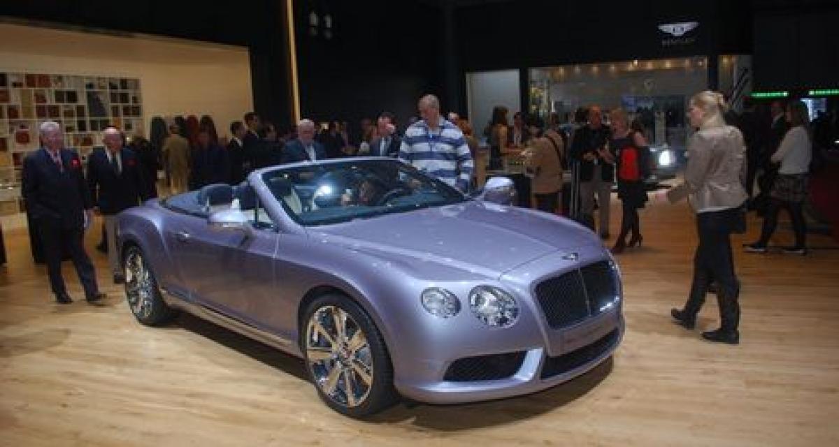 Genève 2012 live : Bentley Continental GTC V8