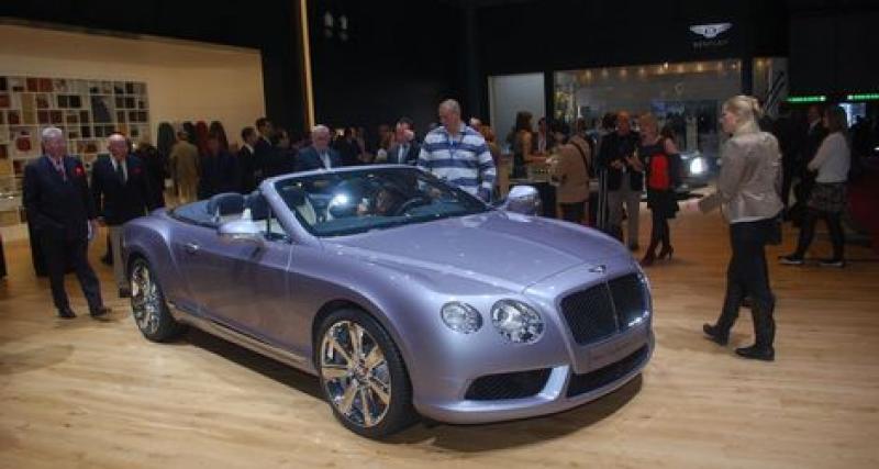  - Genève 2012 live : Bentley Continental GTC V8