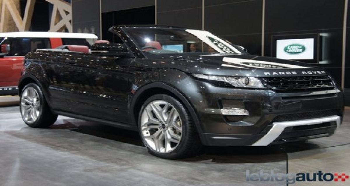 Genève 2012 : Range Rover Evoque Convertible Concept, il s'anime (vidéo)