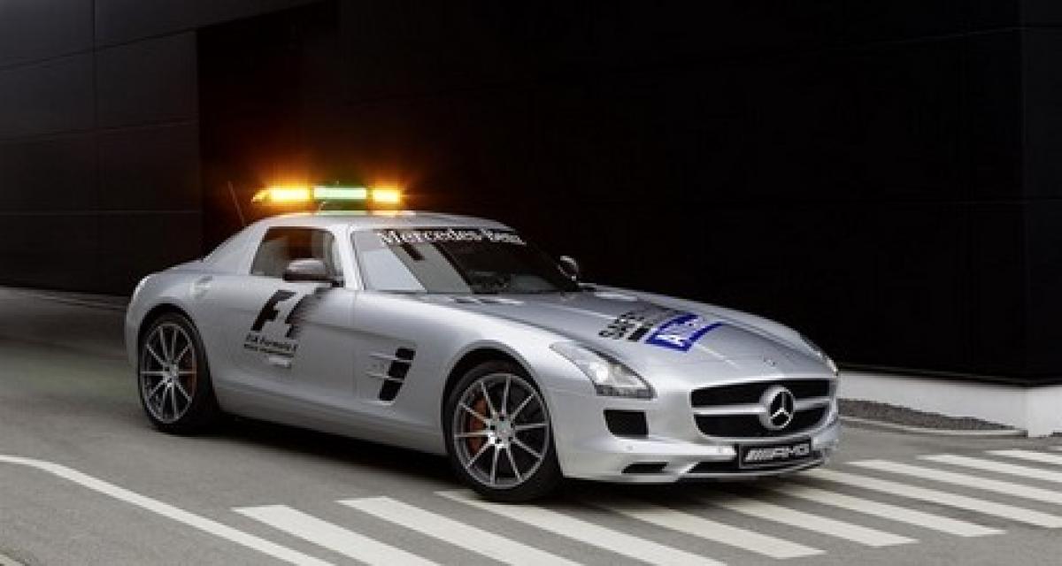 F1 : la Mercedes SLS AMG reconduite comme Safety Car
