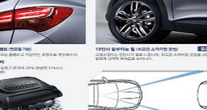  - New-York 2012 : Hyundai Santa Fe, des fuites