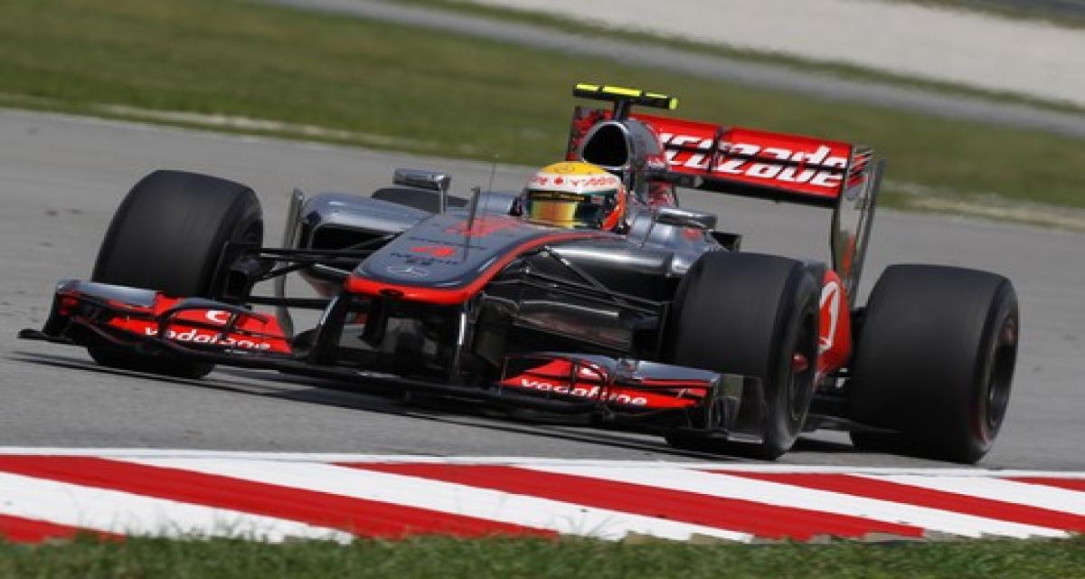 F1 Malaisie 2012 essais libres: Hamilton toujours devant