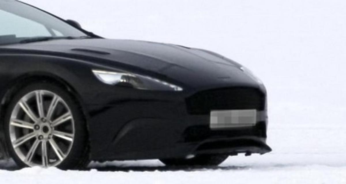 Spyshot : la remplaçante de l'Aston Martin DB9 s'entraîne avant 2013