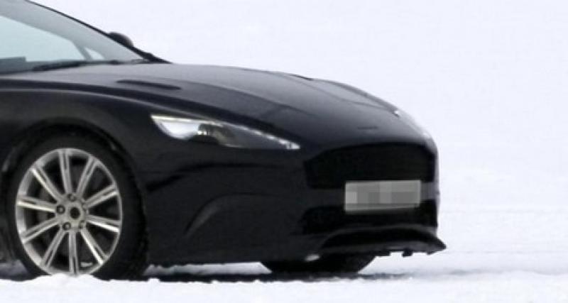  - Spyshot : la remplaçante de l'Aston Martin DB9 s'entraîne avant 2013