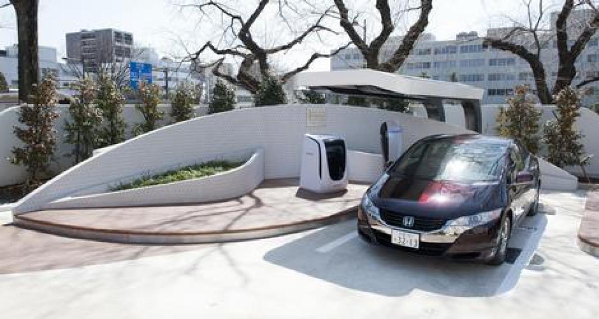 Honda et la station mobile de recharge solaire à hydrogène