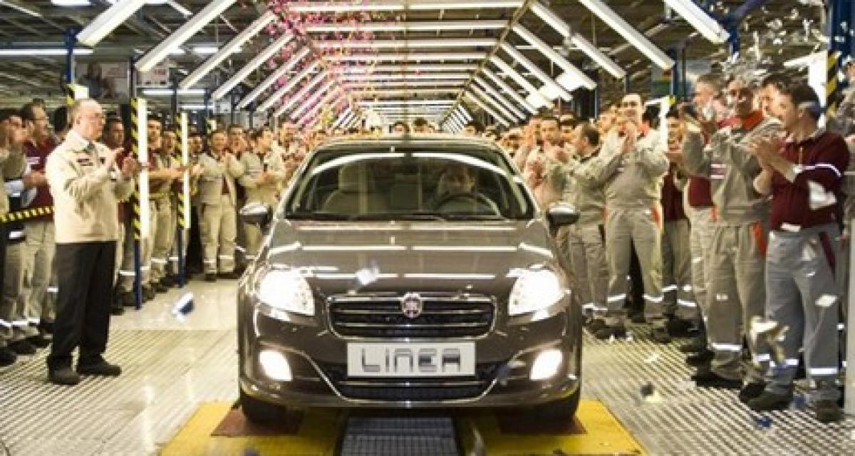 Fiat Linea : démarrage de la production en Turquie