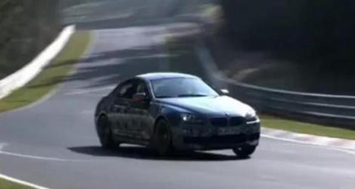 Spyshot : la BMW M6 Gran Coupé sur le Nürburgring (vidéo)