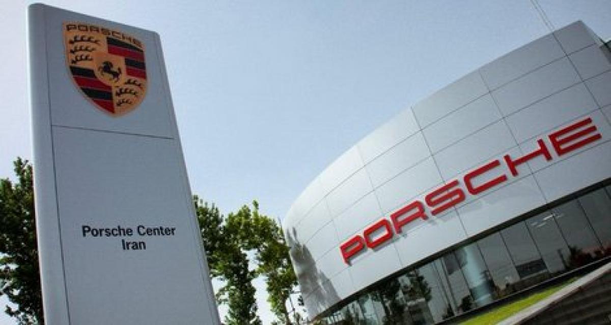 Porsche stoppe ses activités commerciales en Iran