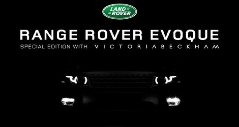  - Pékin 2012 : un Range Rover Evoque Special Edition par Victoria Beckham