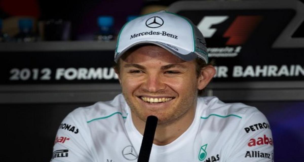 F1 Bahreïn 2012 essais libres: Rosberg confirme