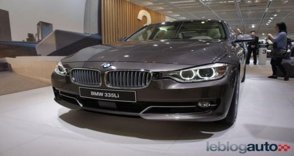Pékin 2012 live : BMW Série 3 LWB