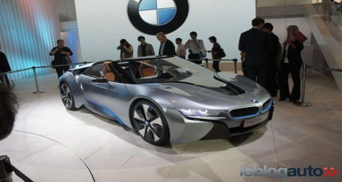 Pékin 2012 live : BMW i8 Spyder Concept