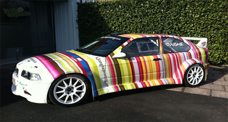  - Claudie Tanghe et son “Art-Car” BMW