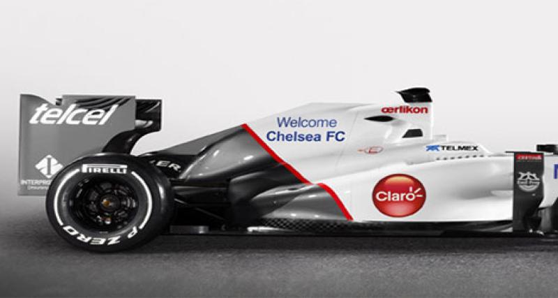  - Le club de Chelsea devient sponsor de Sauber F1