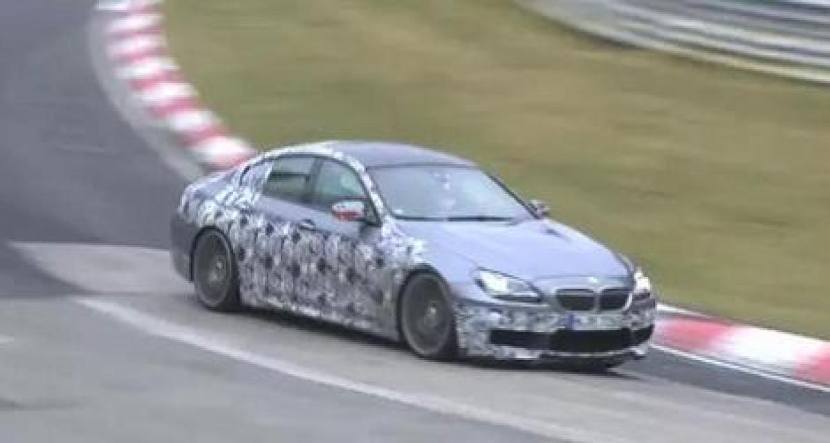 Spyshot : BMW M6 Gran Coupé (vidéo)