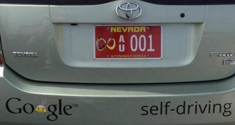  - La Toyota Prius / Google Car immatriculée dans le Nevada