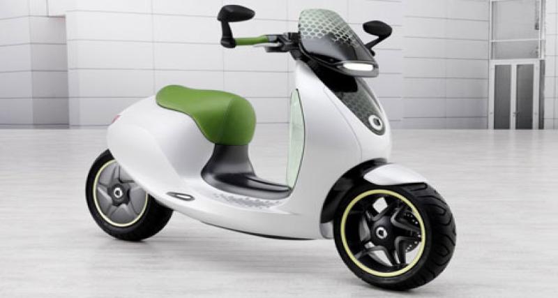  - Smart eScooter, c'est pour 2014
