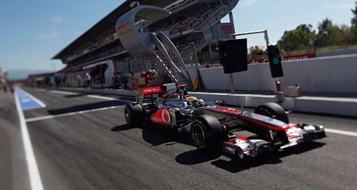 F1 Barcelone 2012 qualifications : Maldonado sur tapis vert
