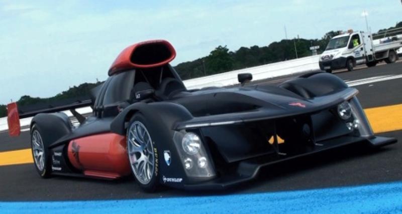  - Le Mans : La Green GT H2 au départ en 2013