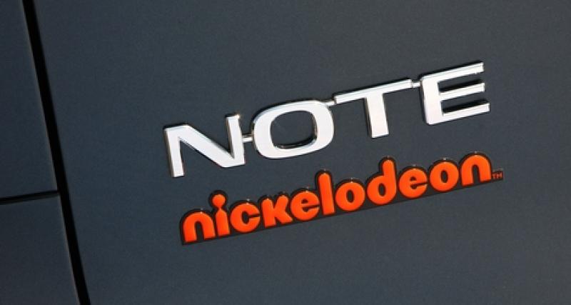  - Nissan Note Nickelodeon : série limitée
