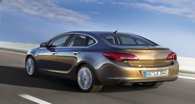  - Légère croissance pour l'Opel Astra