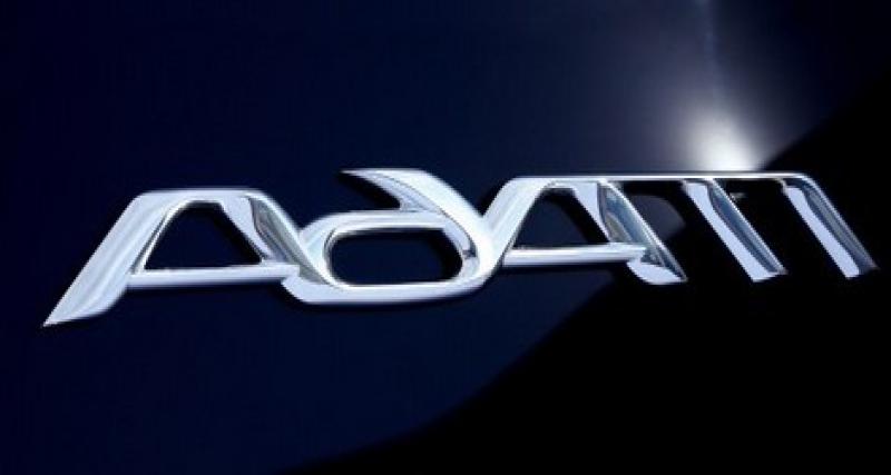  - Paris 2012 : Opel Adam, logo et infos