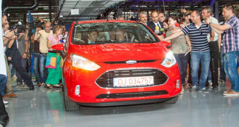  - Début de production en Roumanie pour le Ford B-Max
