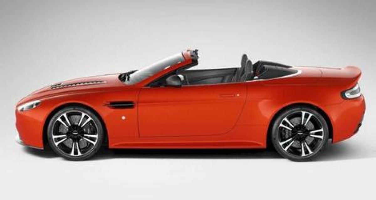 L'Aston Martin V12 Vantage Roadster enlève le haut