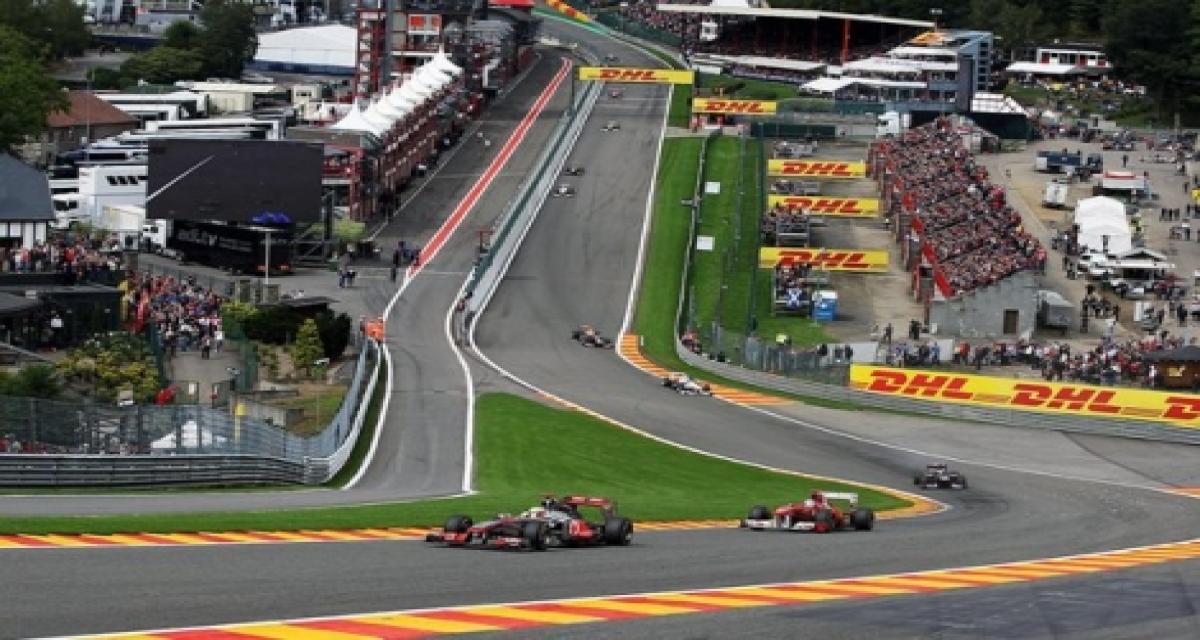 F1 : Spa devrait prolonger jusqu'en 2015, pas d'alternance avec la France