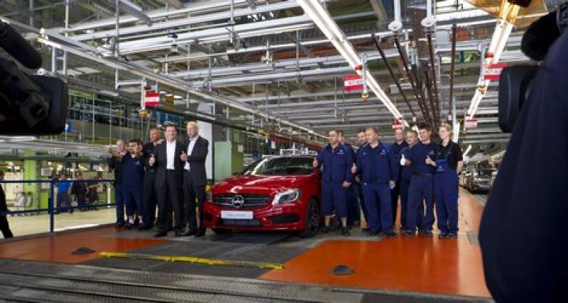  - Mercedes Classe A : production lancée et déjà 40 000 commandes