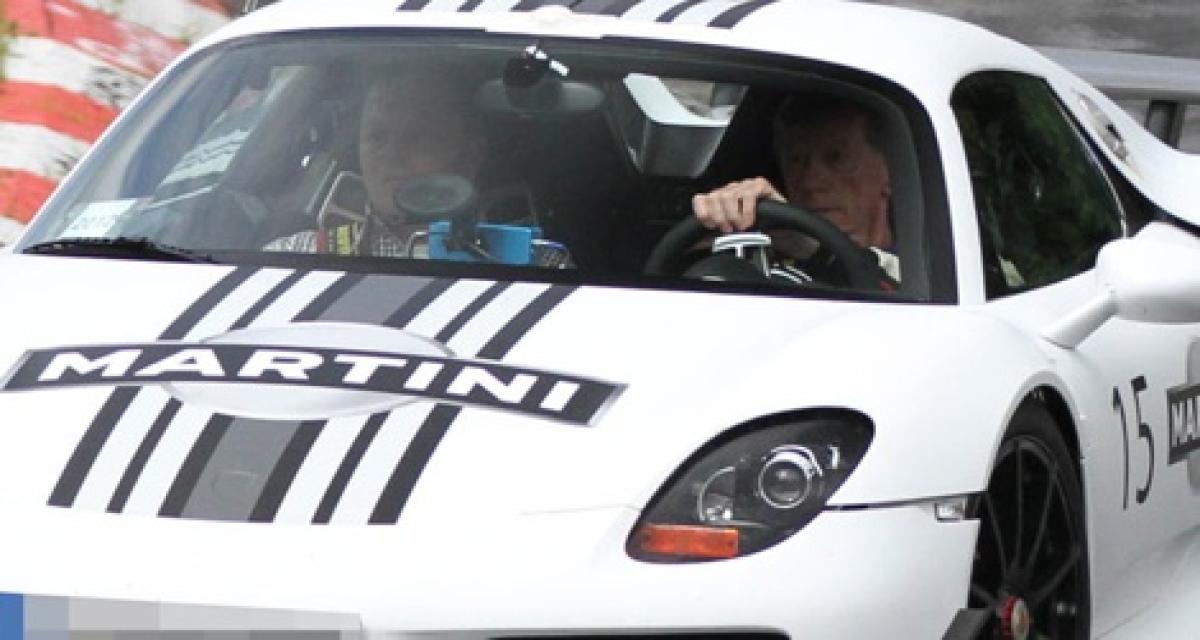 Spyshot : une étrange livrée pour la Porsche 918 Spyder
