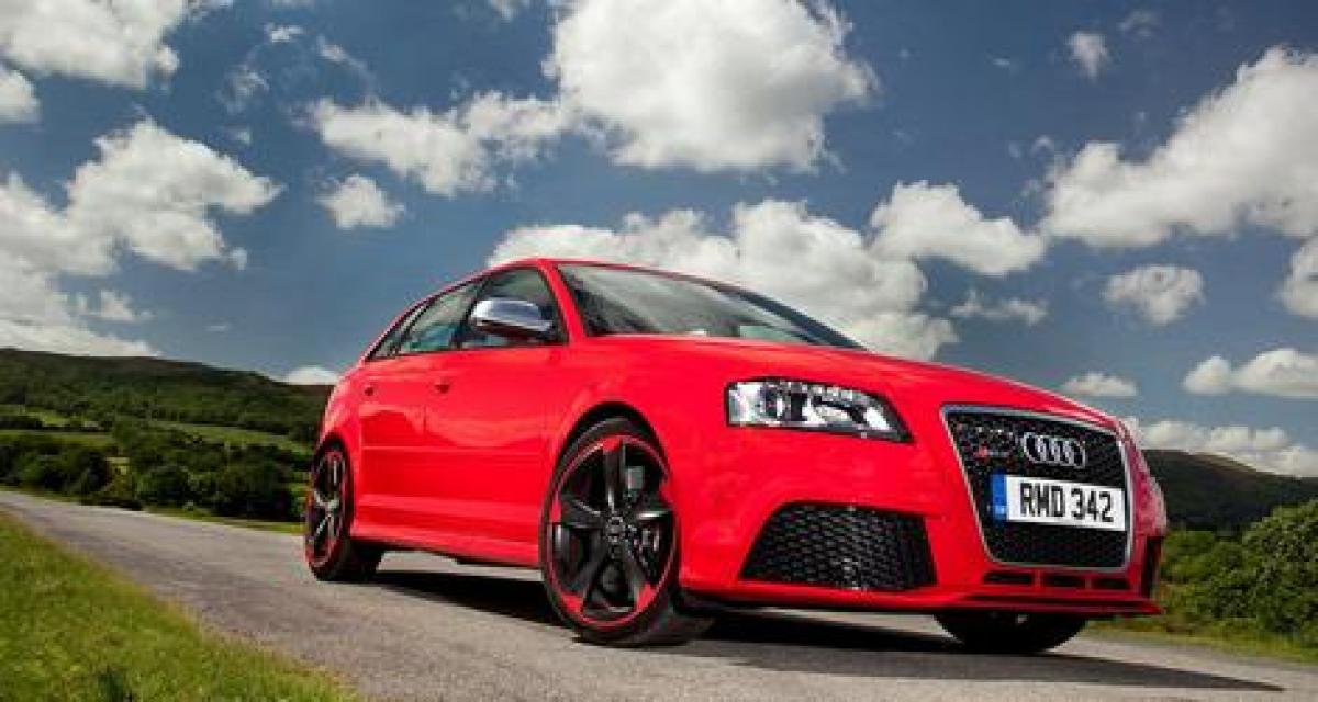 Audi RS3 Sportback : vous m'en remettrez une palette
