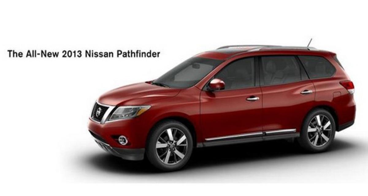 Le Nissan Pathfinder 2013 se dévoile