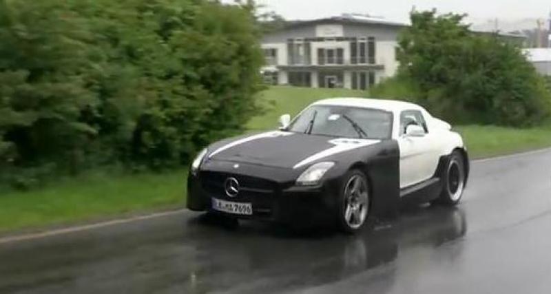  - Spyshot : Mercedes SLS AMG Black Series (vidéo)