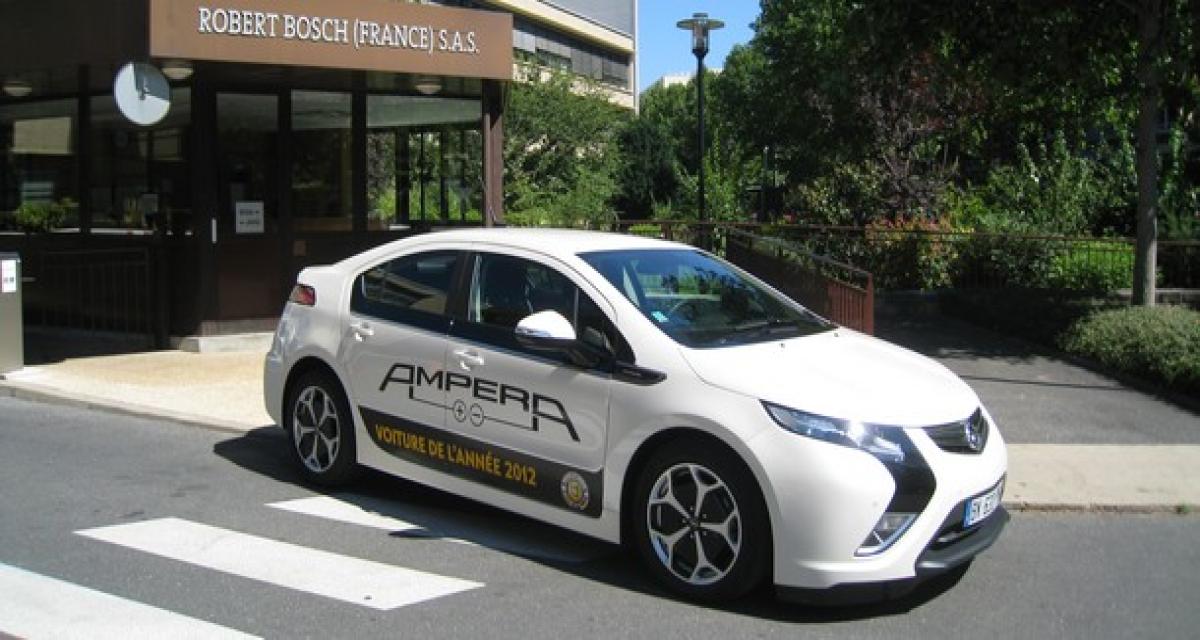 L'Opel Ampera élargit la flotte d'autopartage chez Bosch