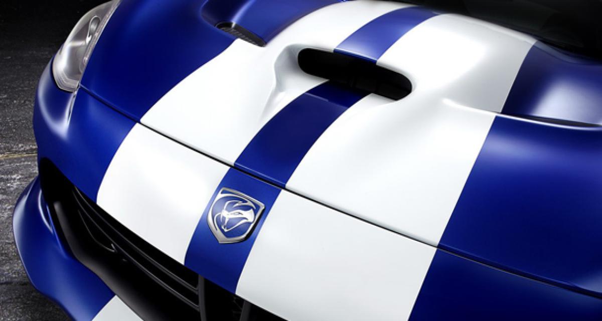 SRT Viper GTS : hommage en bleu et blanc