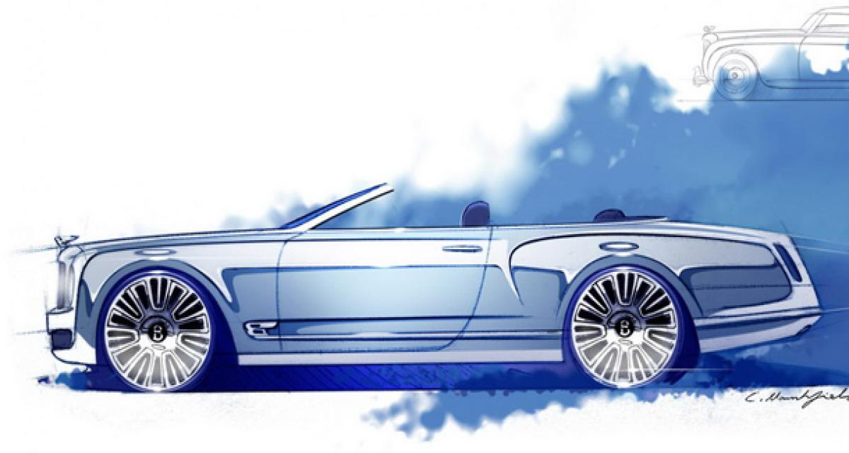 Pebble Beach 2012 : Bentley Mulsanne Convertible Concept