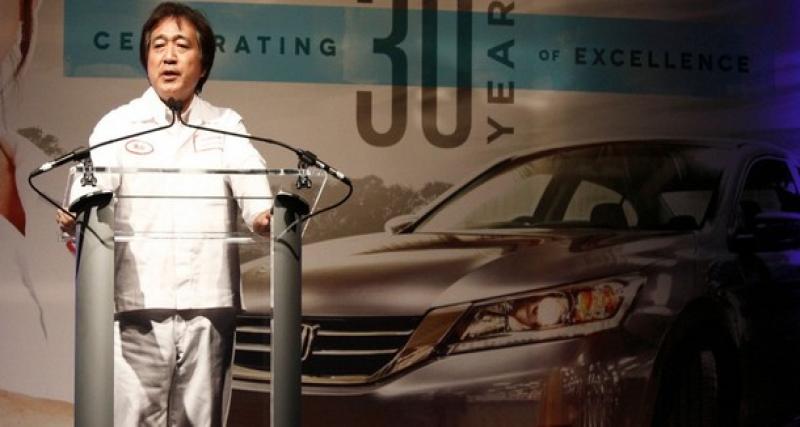  - Honda Accord : la production lancée aux USA