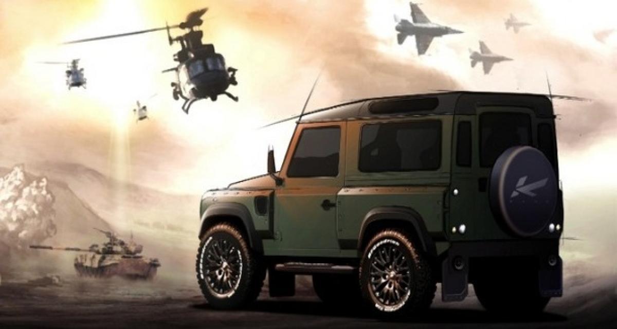 Le Land Rover Defender part en guerre avec Kahn Design