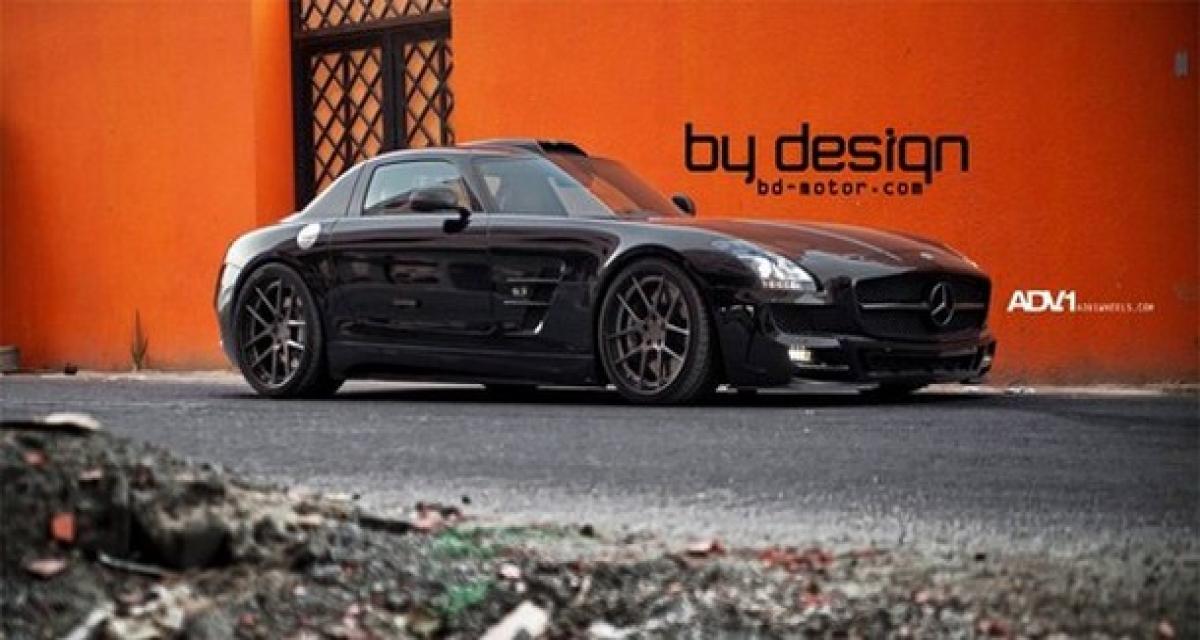 By Design et une Mercedes SLS AMG