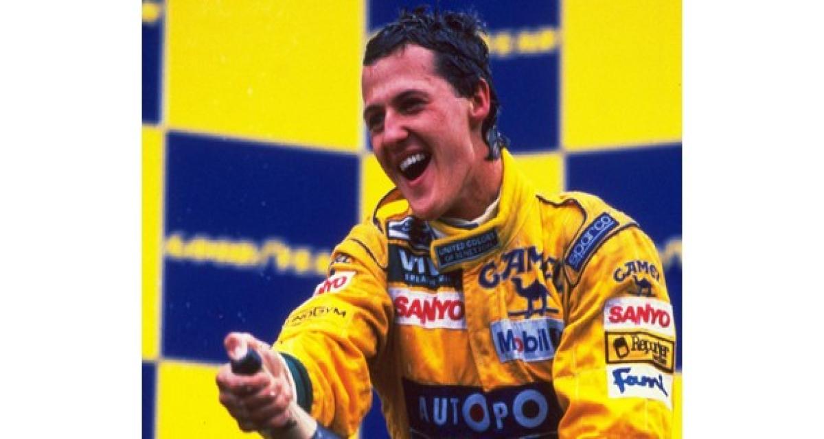 20 ans déjà: Schumacher signe à Spa la première de ses 91 victoires