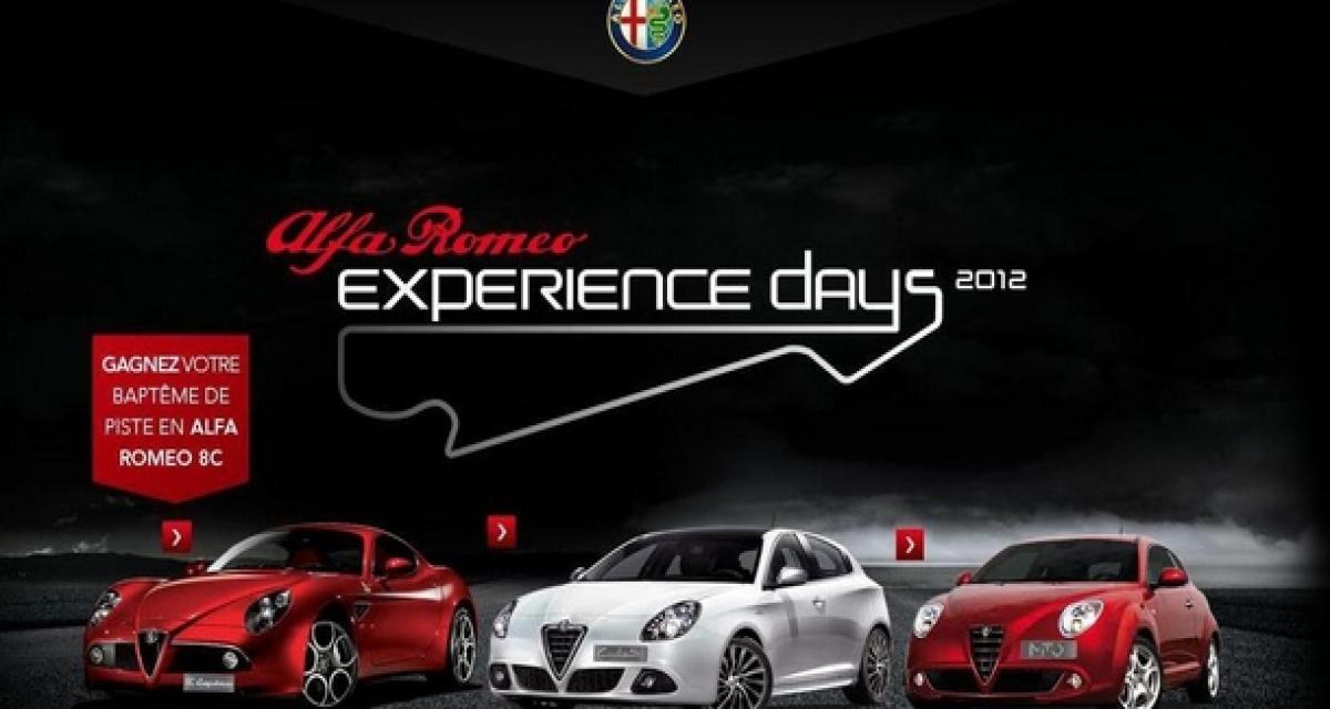 Alfa Romeo Experience Days : à Mortefontaine et une 8C en piste