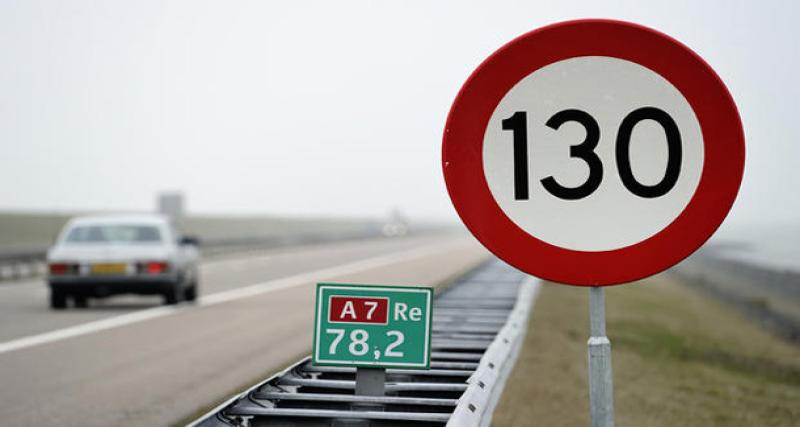  - Les Pays-Bas passent à 130km/h