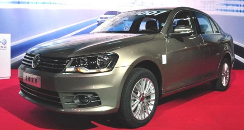  - Nouveau visage pour la Volkswagen Bora en Chine