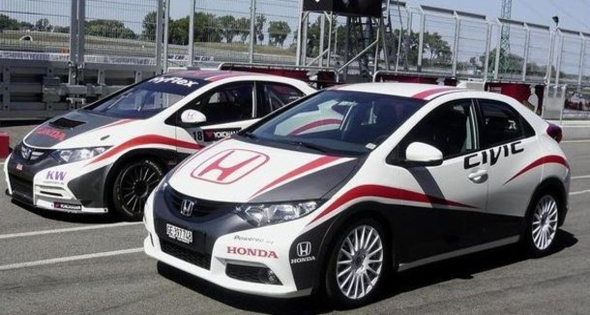 Une Honda Civic “WTCC” en Suisse