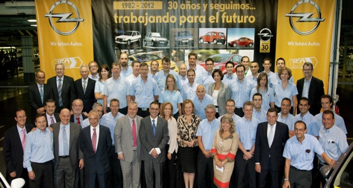 Opel Saragosse : 11 millions d'autos en trois décennies